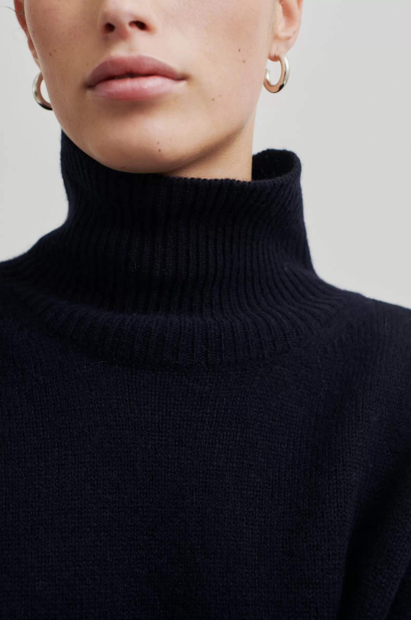 Second Female Alpha Knit T-Neck- Knitwear And Cardigans