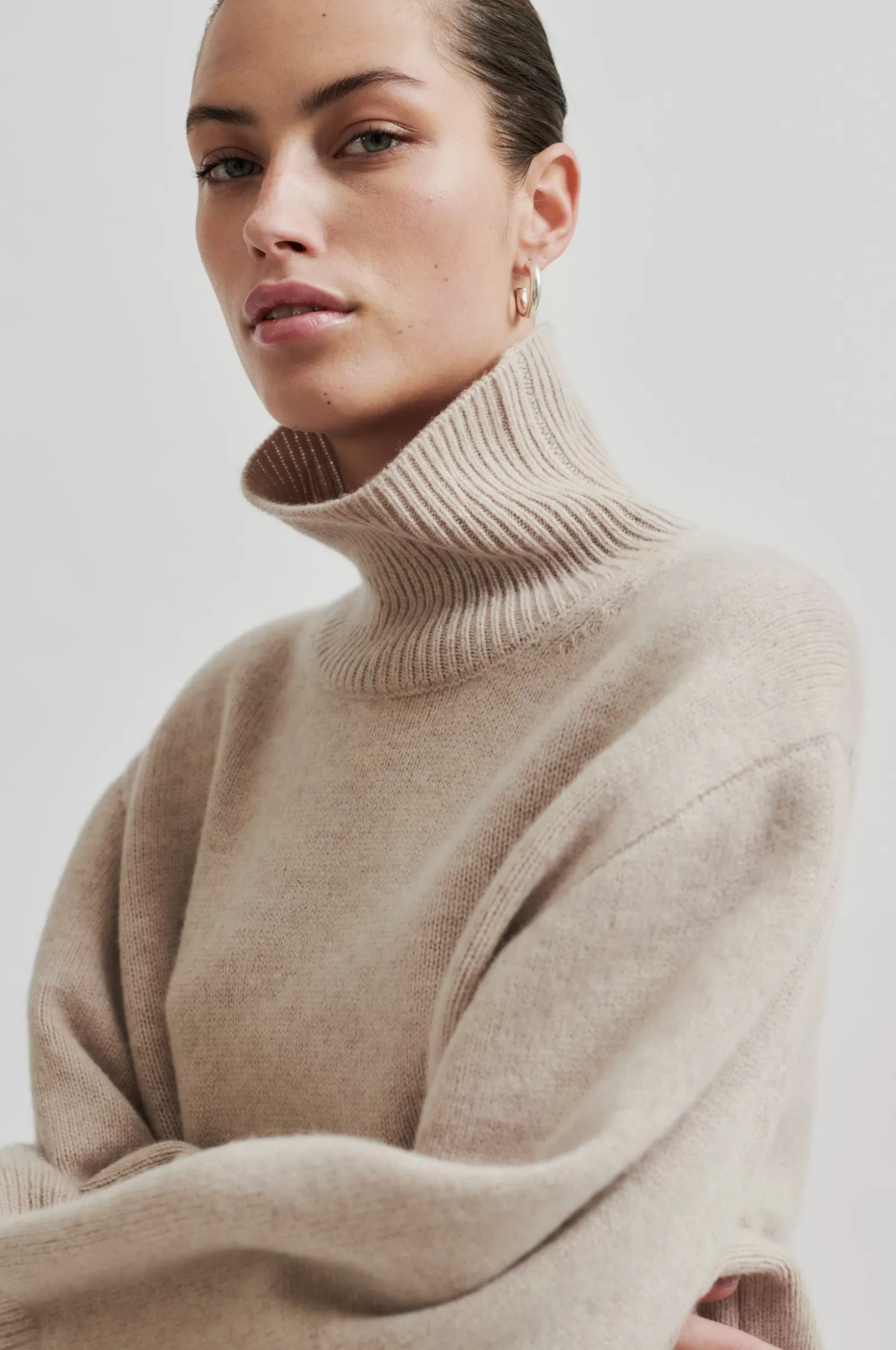 Second Female Alpha Knit T-Neck- Knitwear And Cardigans