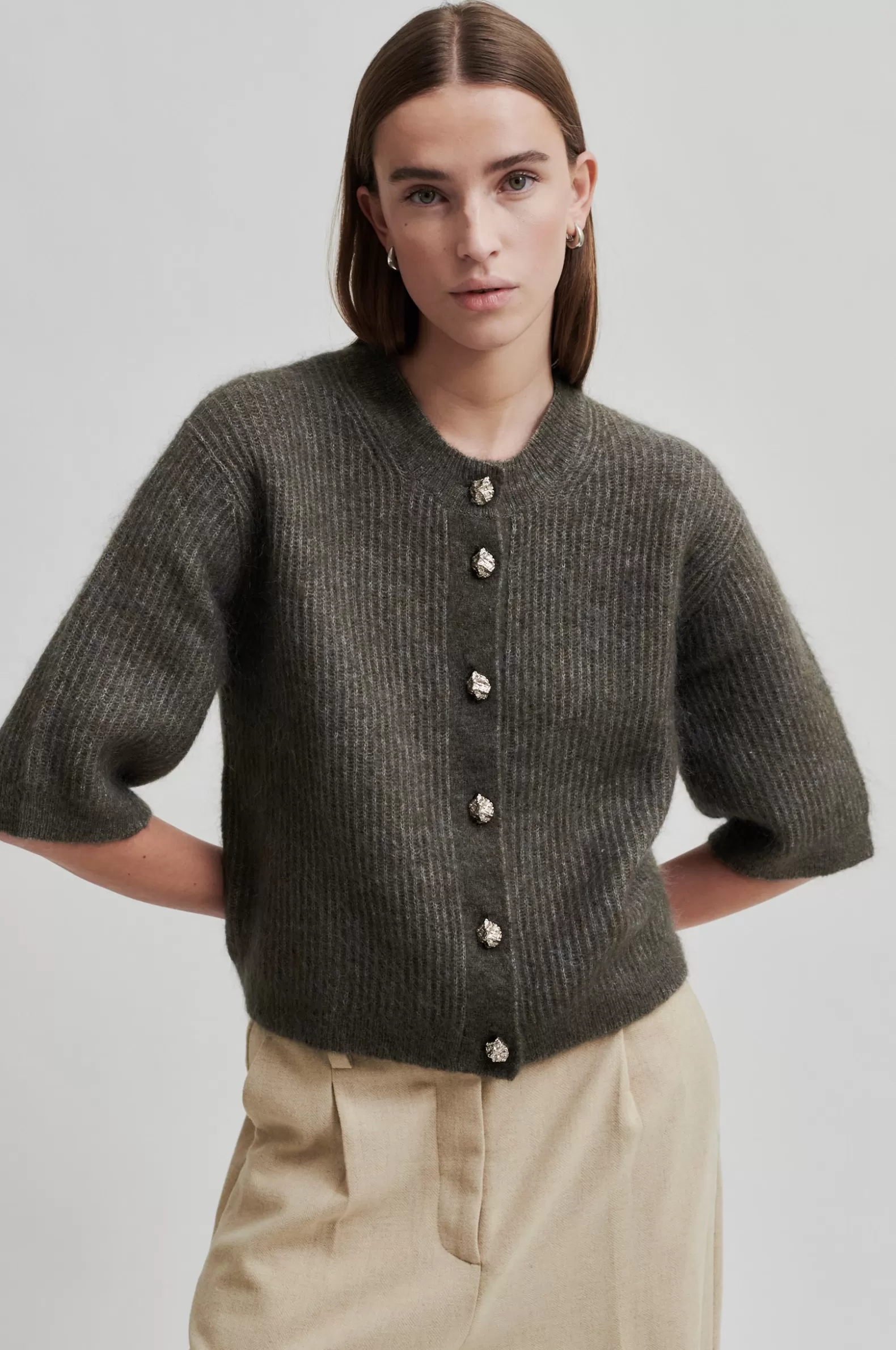 Second Female Andria Knit Cardigan- Knitwear And Cardigans