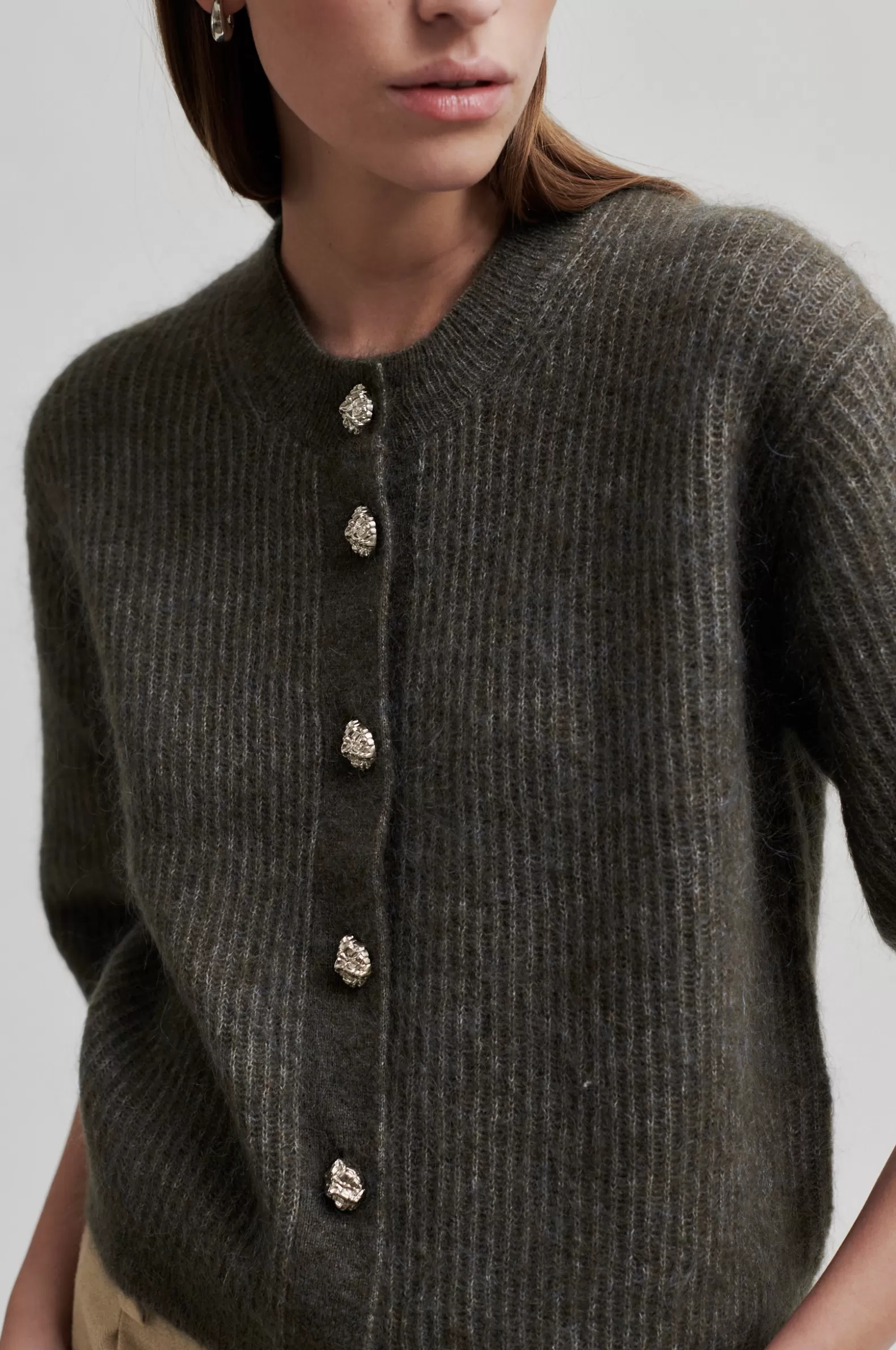 Second Female Andria Knit Cardigan- Knitwear And Cardigans