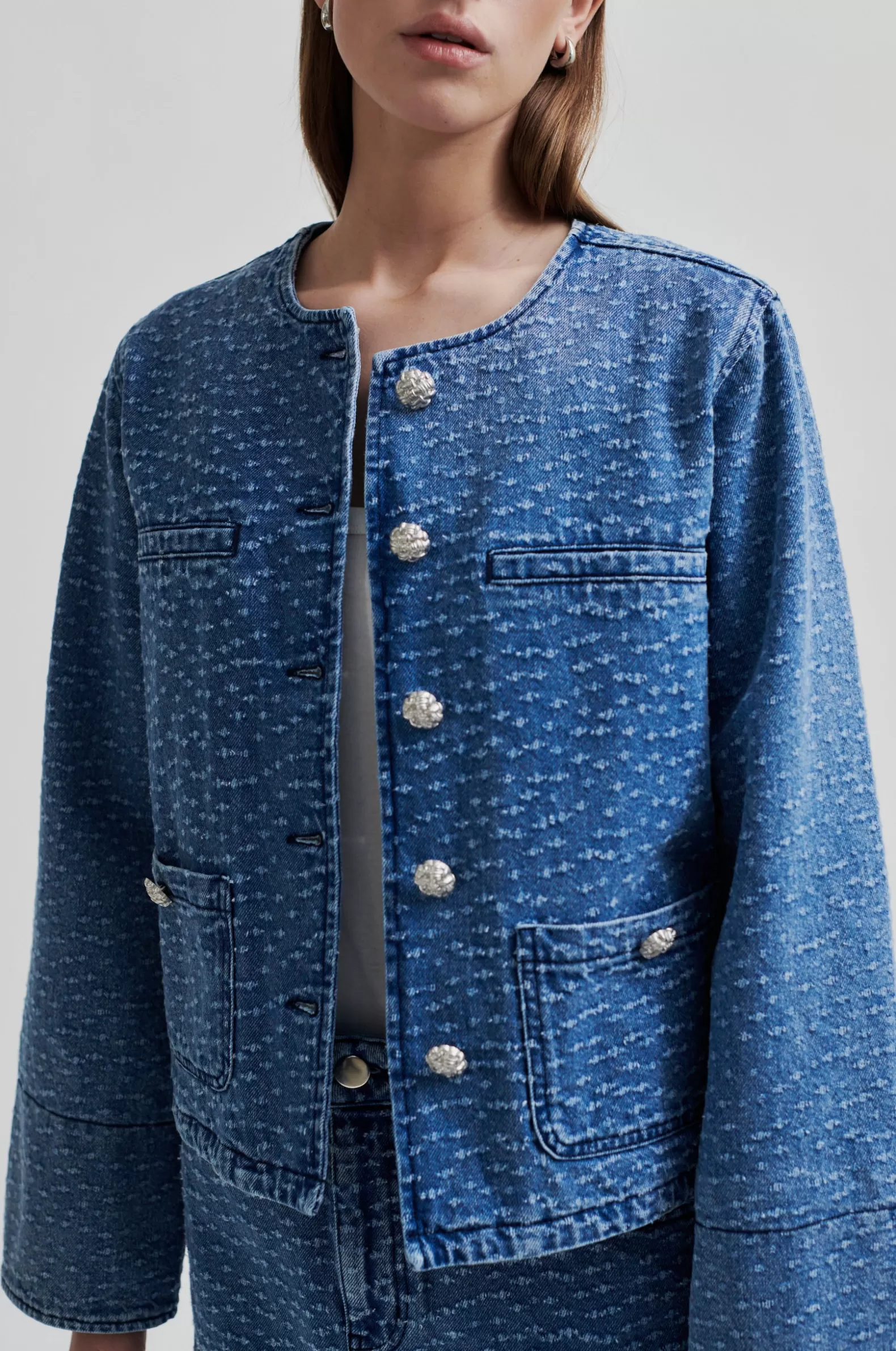 Second Female Angola Denim Jacket- Denim Styles | Coats And Jackets