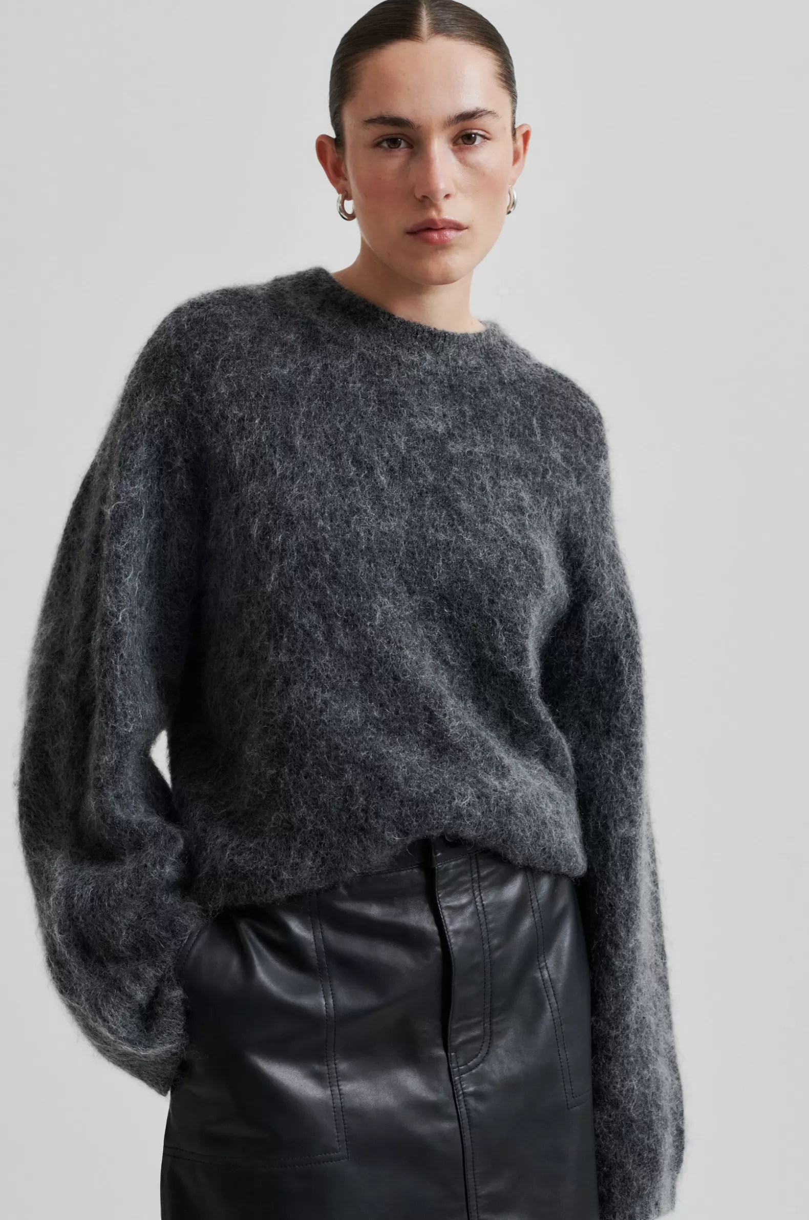 Second Female Anneleen Knit O-Neck- Knitwear And Cardigans