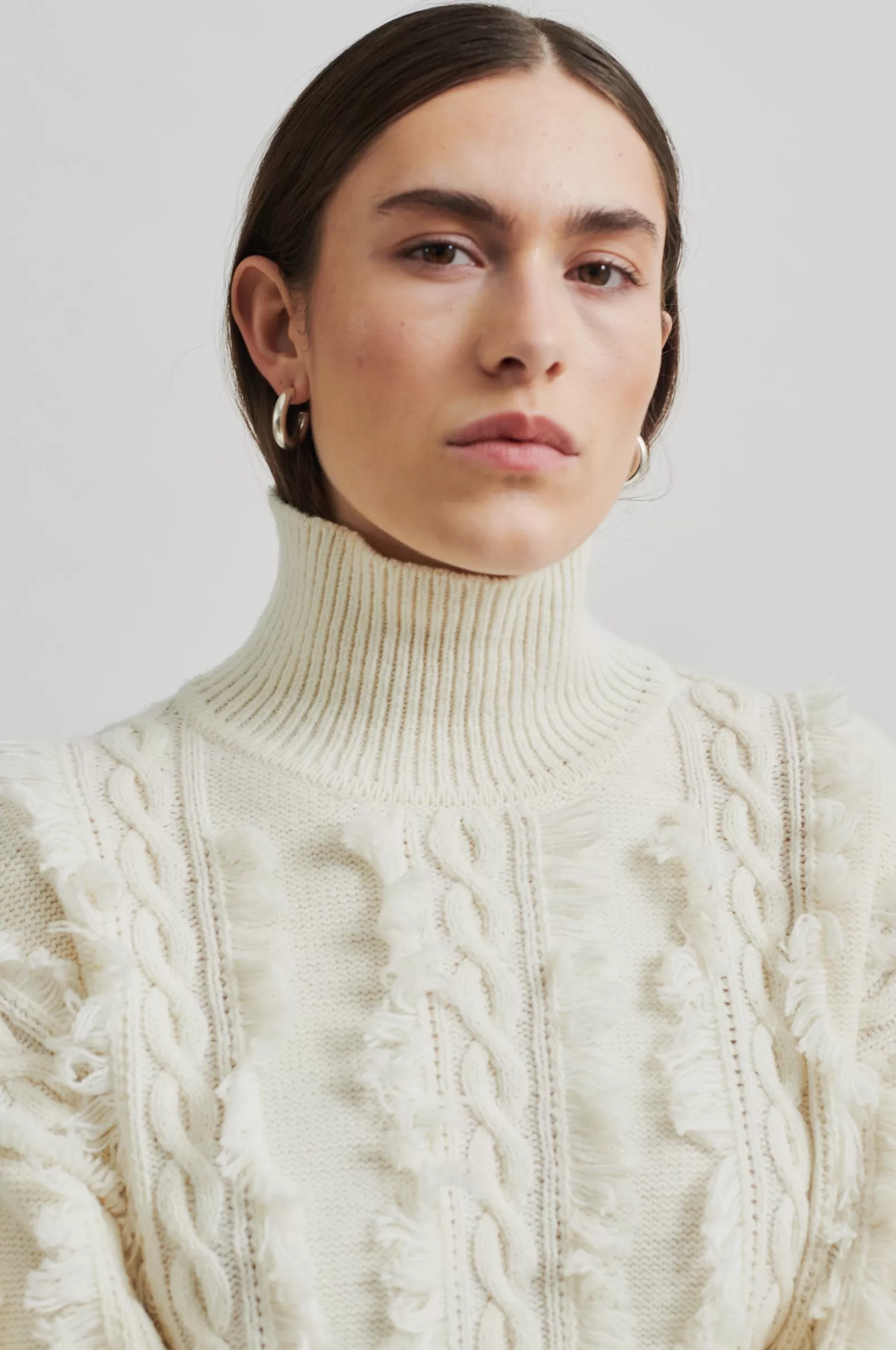 Second Female Authentic Knit T-Neck- Knitwear And Cardigans