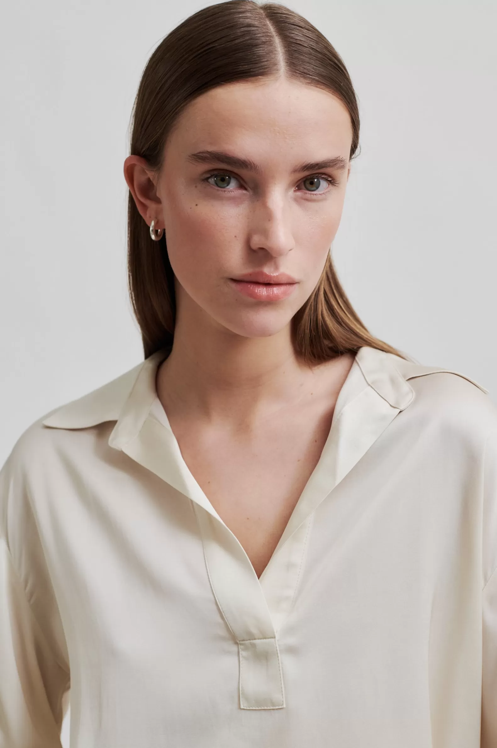 Second Female Bardi LS Blouse- Shirts And Blouses
