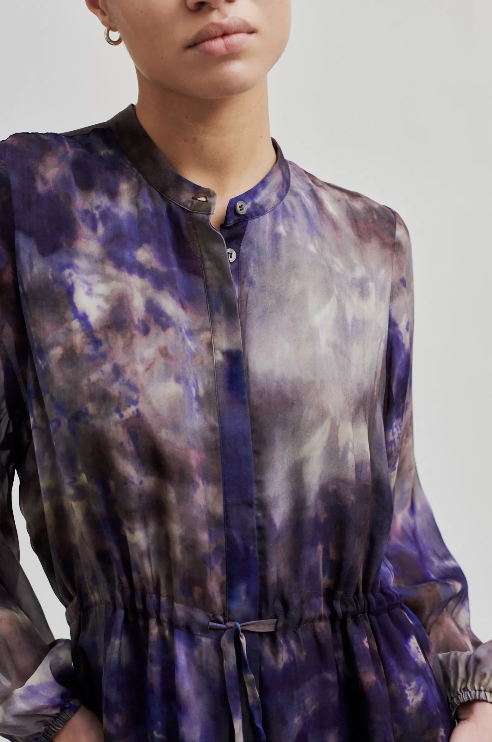 Second Female Blurry Shirt Dress- Dresses