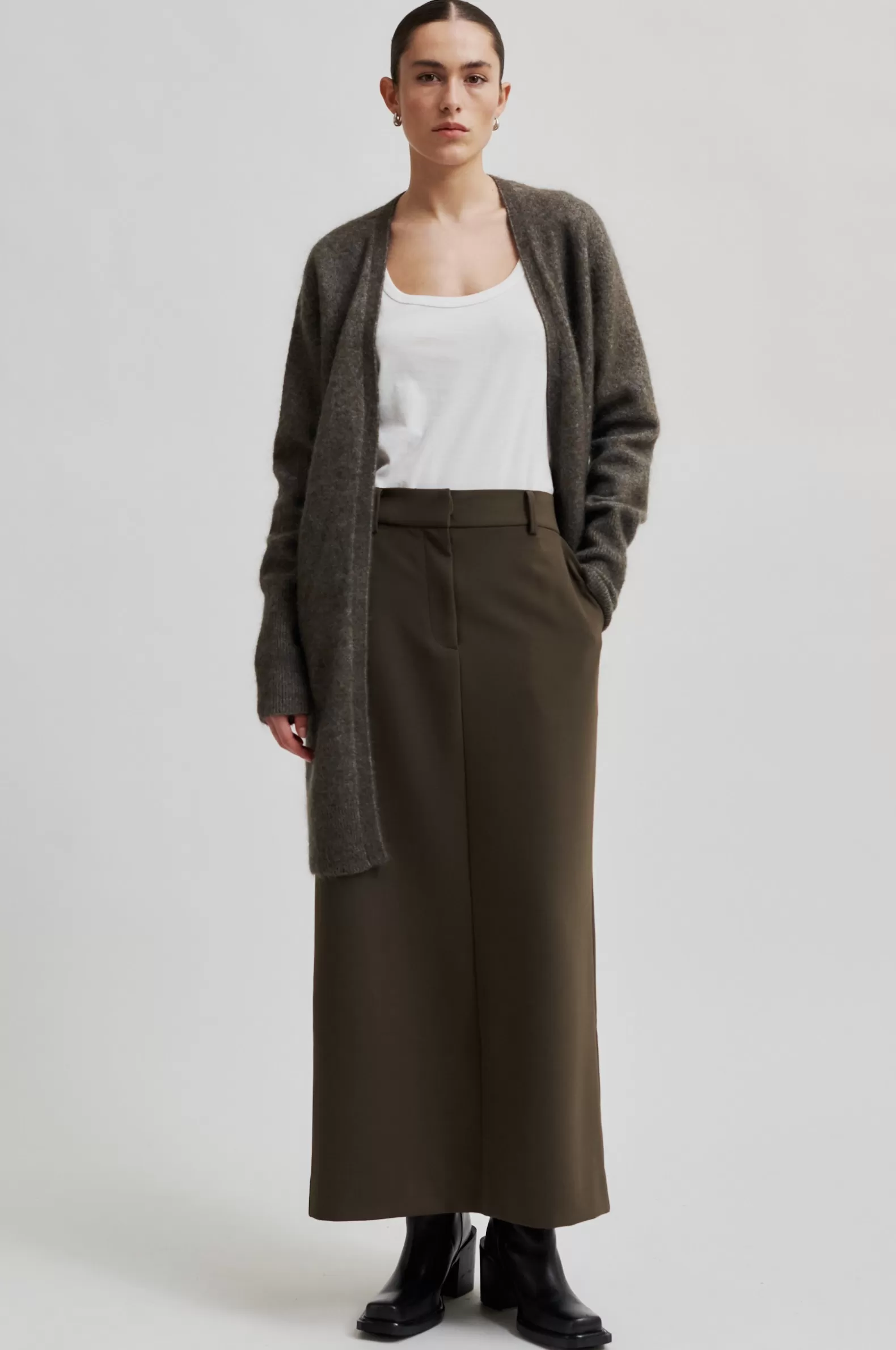 Second Female Brook Knit Cape- Knitwear And Cardigans