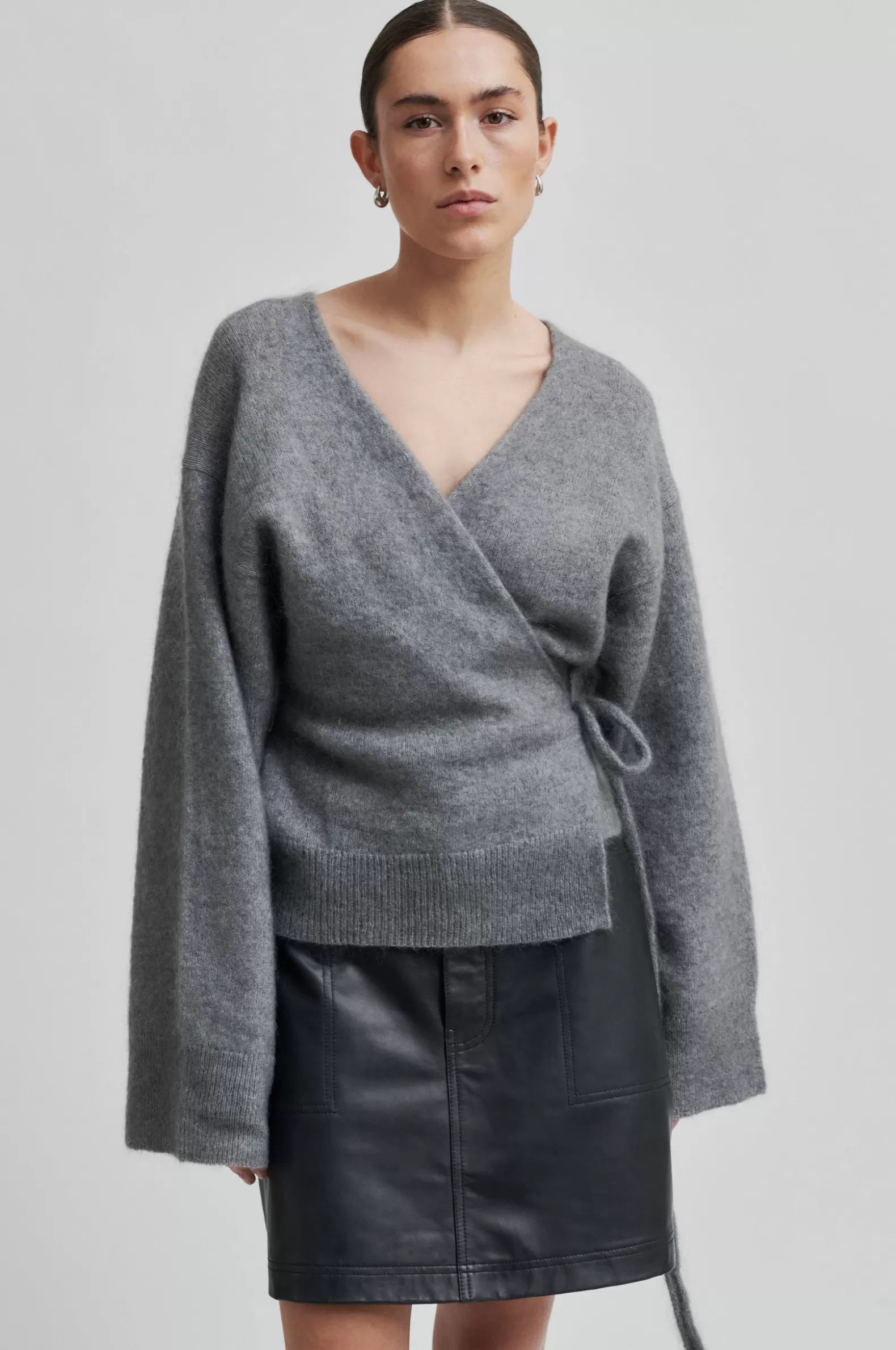 Second Female Brook Knit Wrap Cardigan- Knitwear And Cardigans