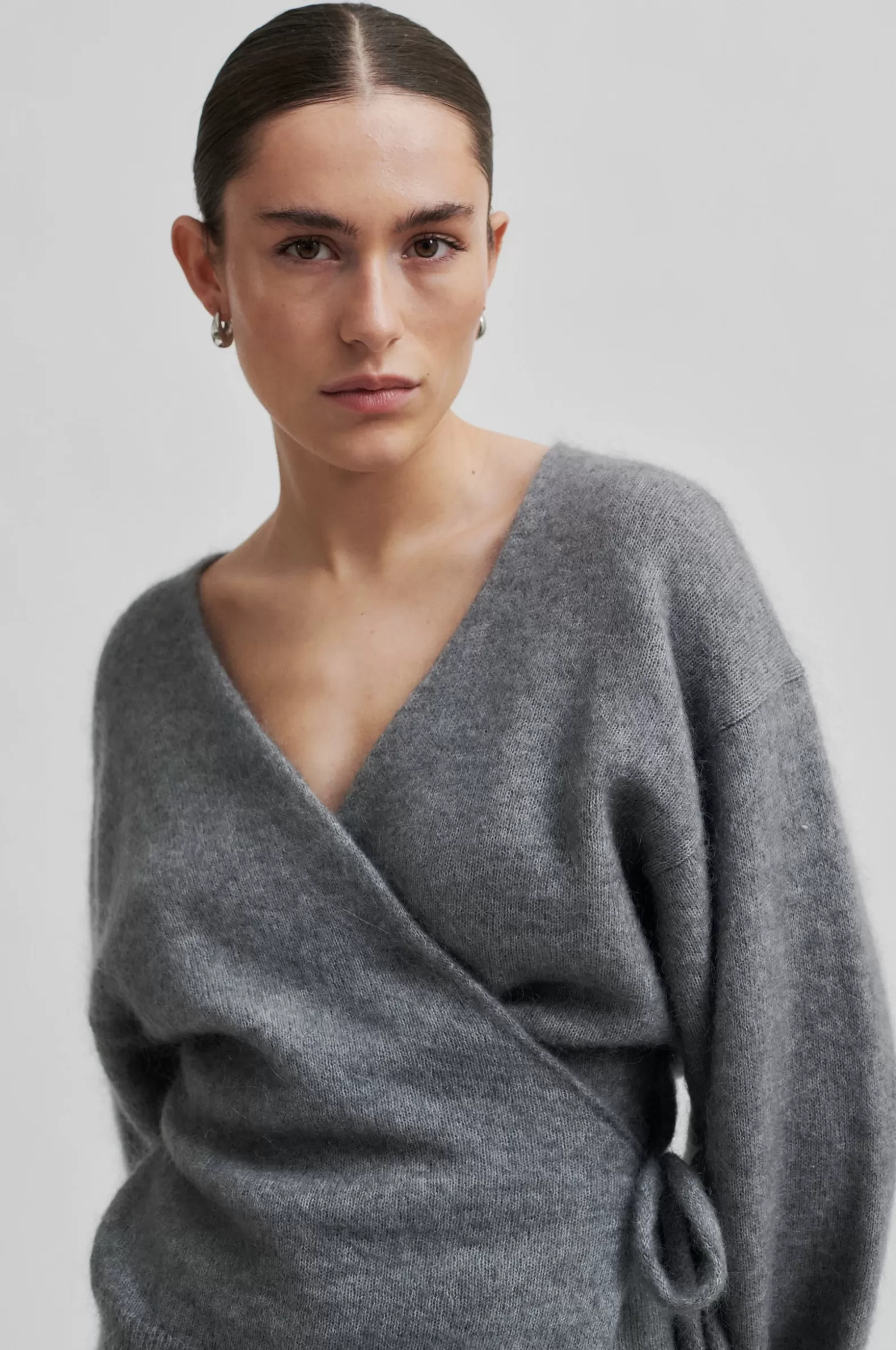 Second Female Brook Knit Wrap Cardigan- Knitwear And Cardigans