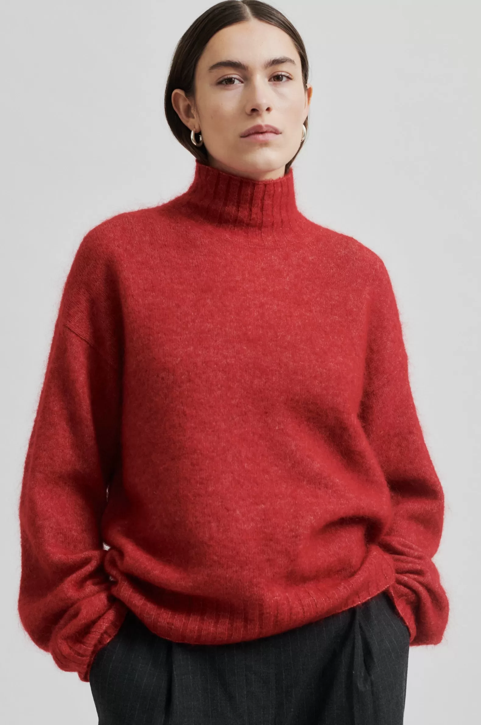 Second Female Brookline Knit T-Neck- Knitwear And Cardigans