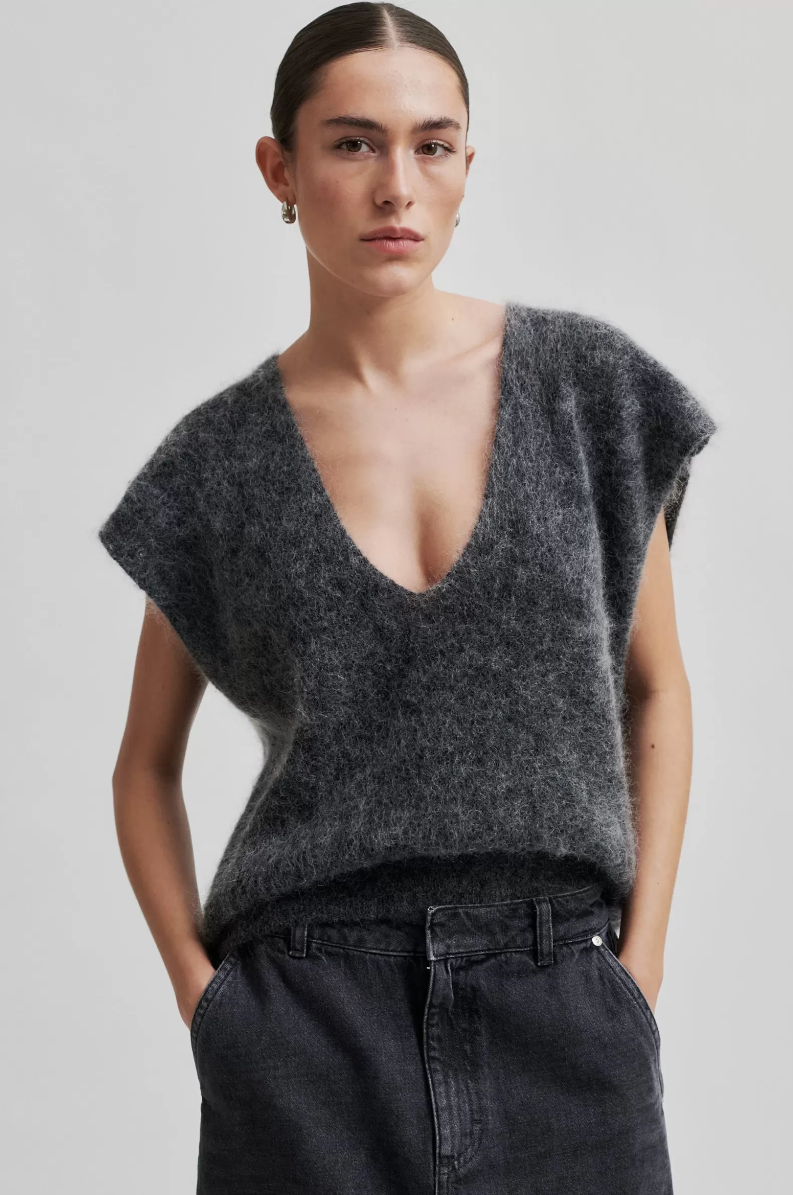 Second Female Camryn Knit Vest- Knitwear And Cardigans