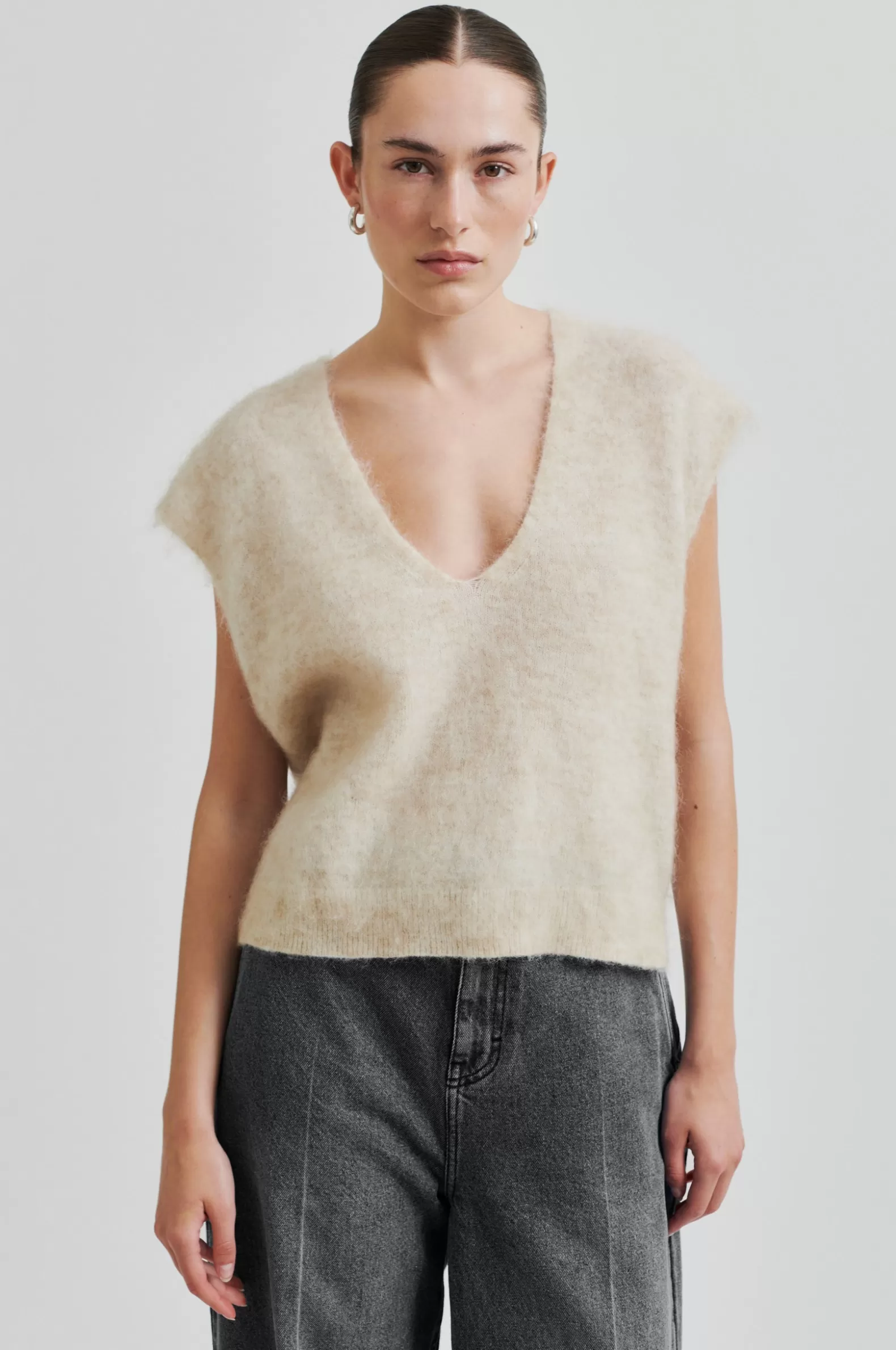 Second Female Camryn Knit Vest- Knitwear And Cardigans