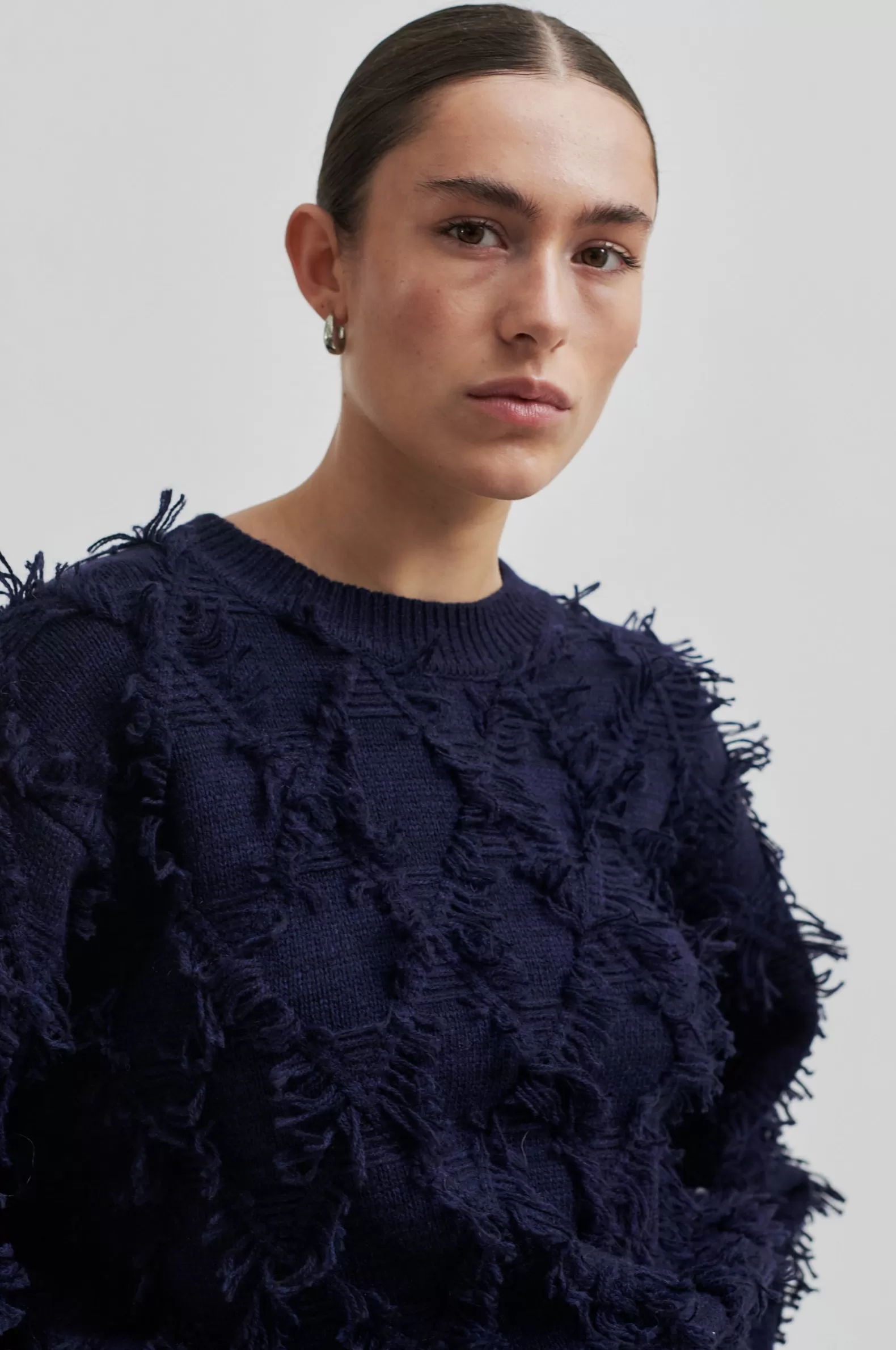 Second Female Carli Knit O-Neck- Knitwear And Cardigans