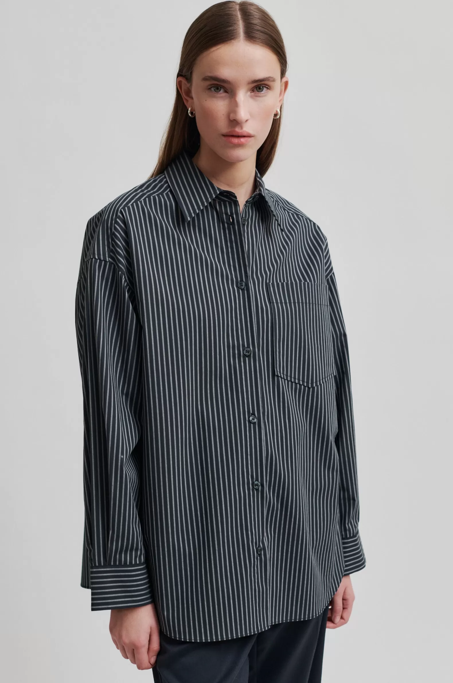 Second Female Cities Oversize Shirt- Shirts And Blouses