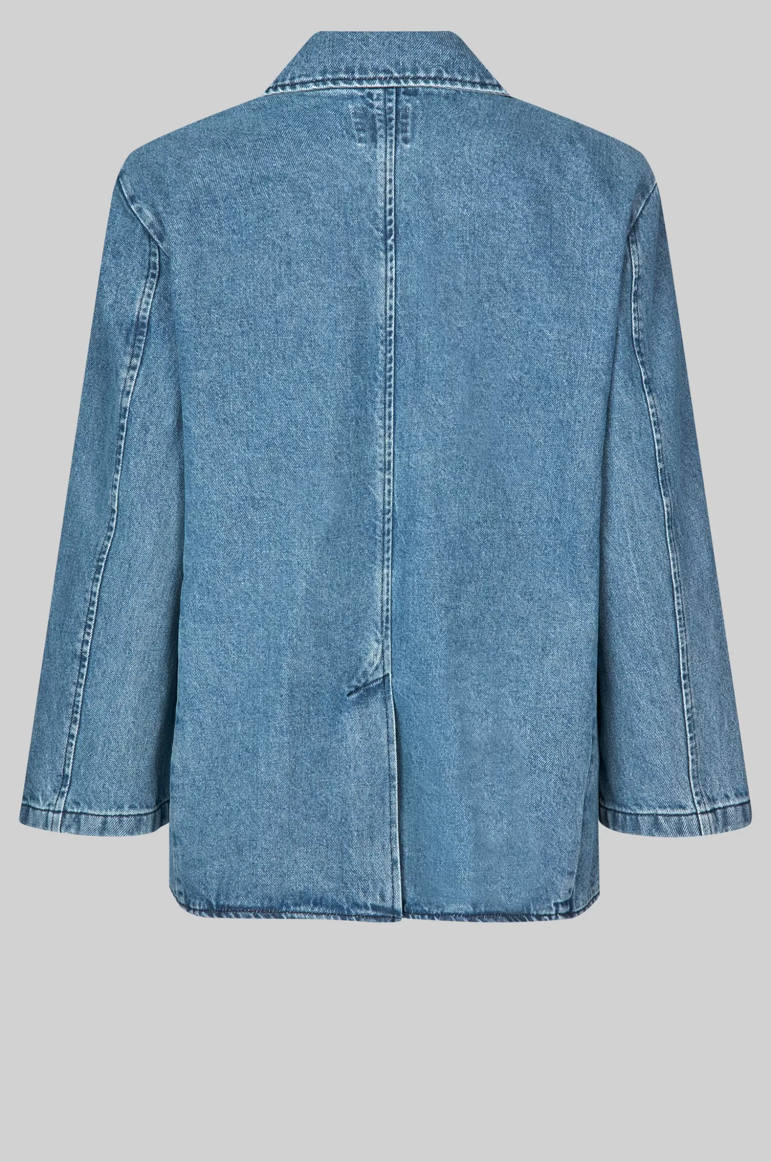 everly_denim_blazer_7-3.webp Second Female Everly Denim Blazer- Denim Styles | Blazers