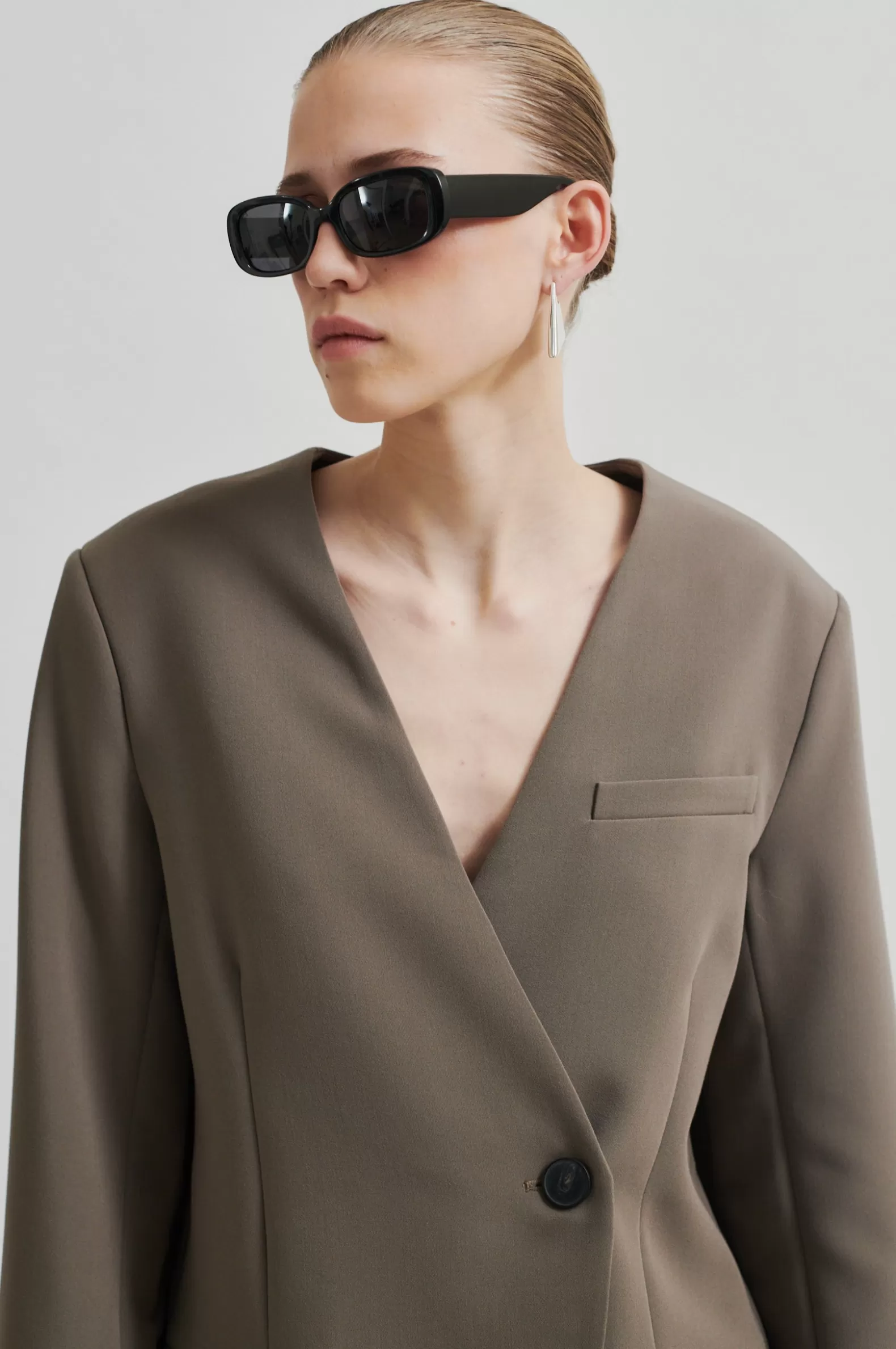 Second Female Evie Simple Blazer- Blazers