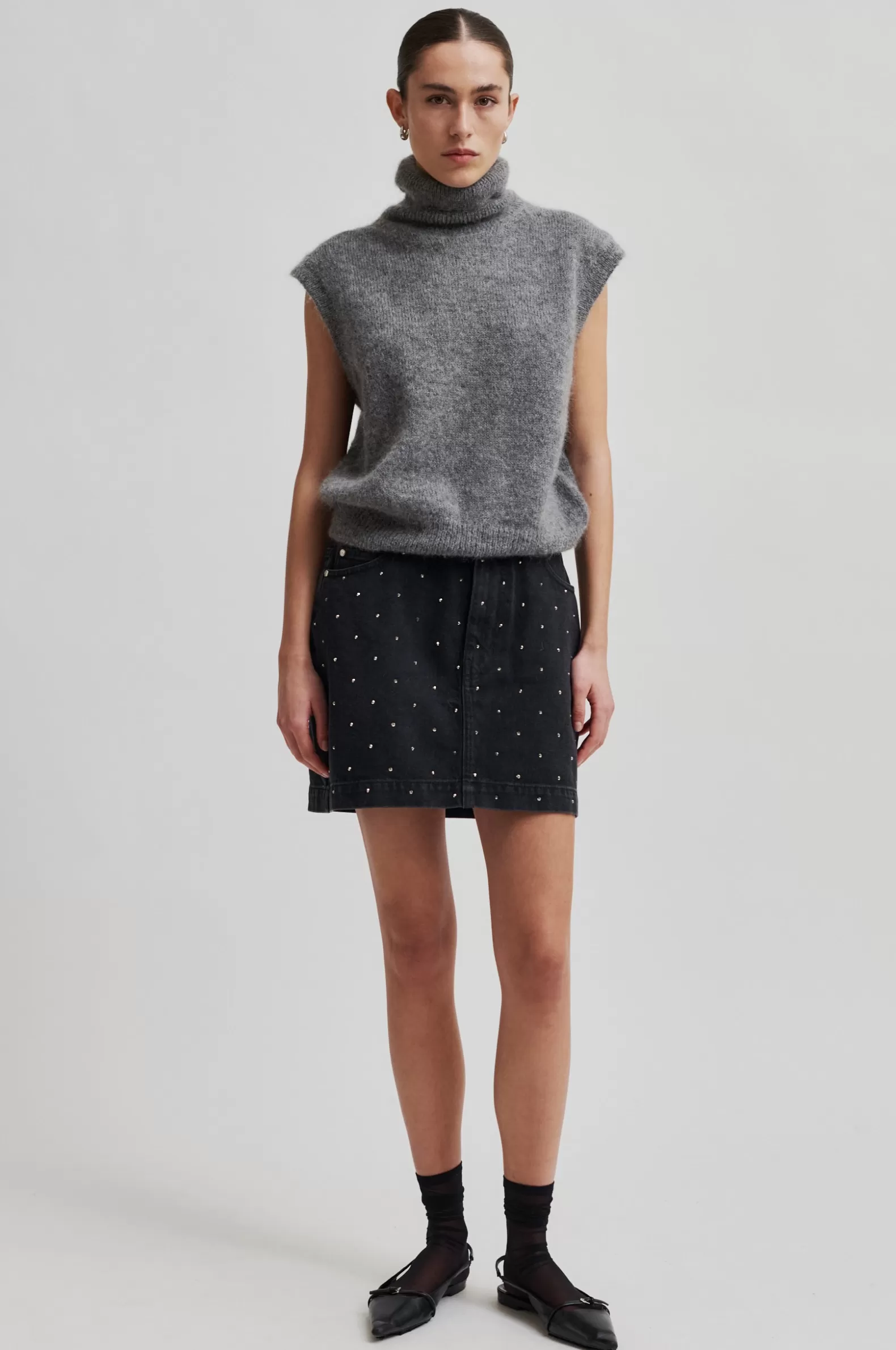 Second Female Jayden Denim Skirt- Denim Styles | Skirts And Shorts