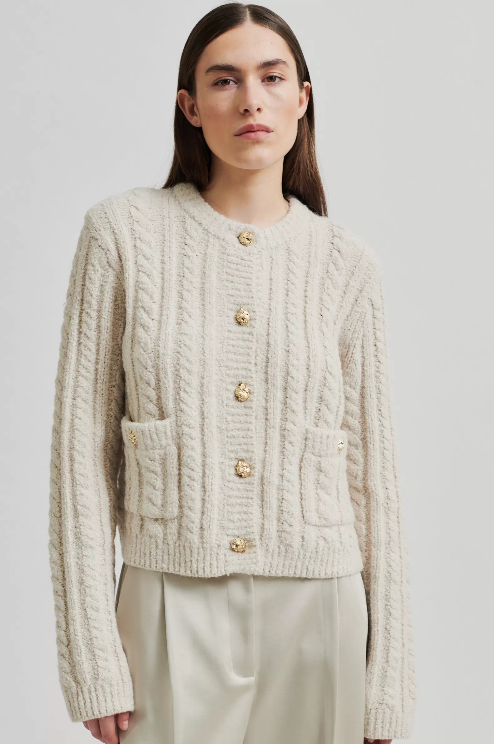 Second Female Karolina Knit Cardigan- Knitwear And Cardigans
