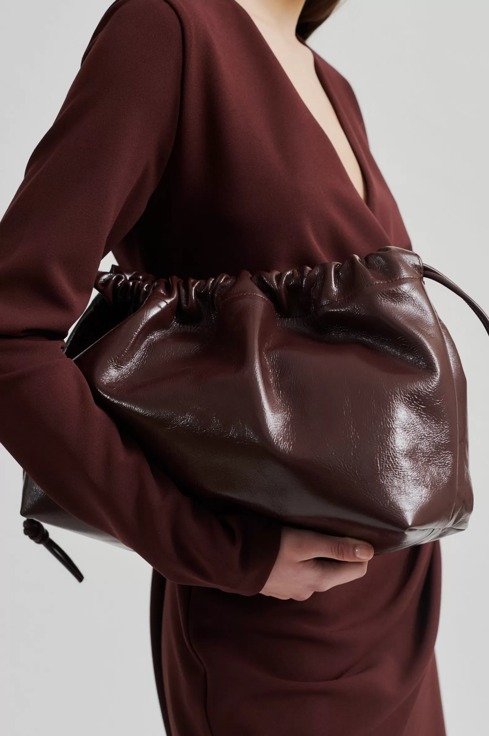 Second Female Lacque Leather Bag- Bags | Accessories