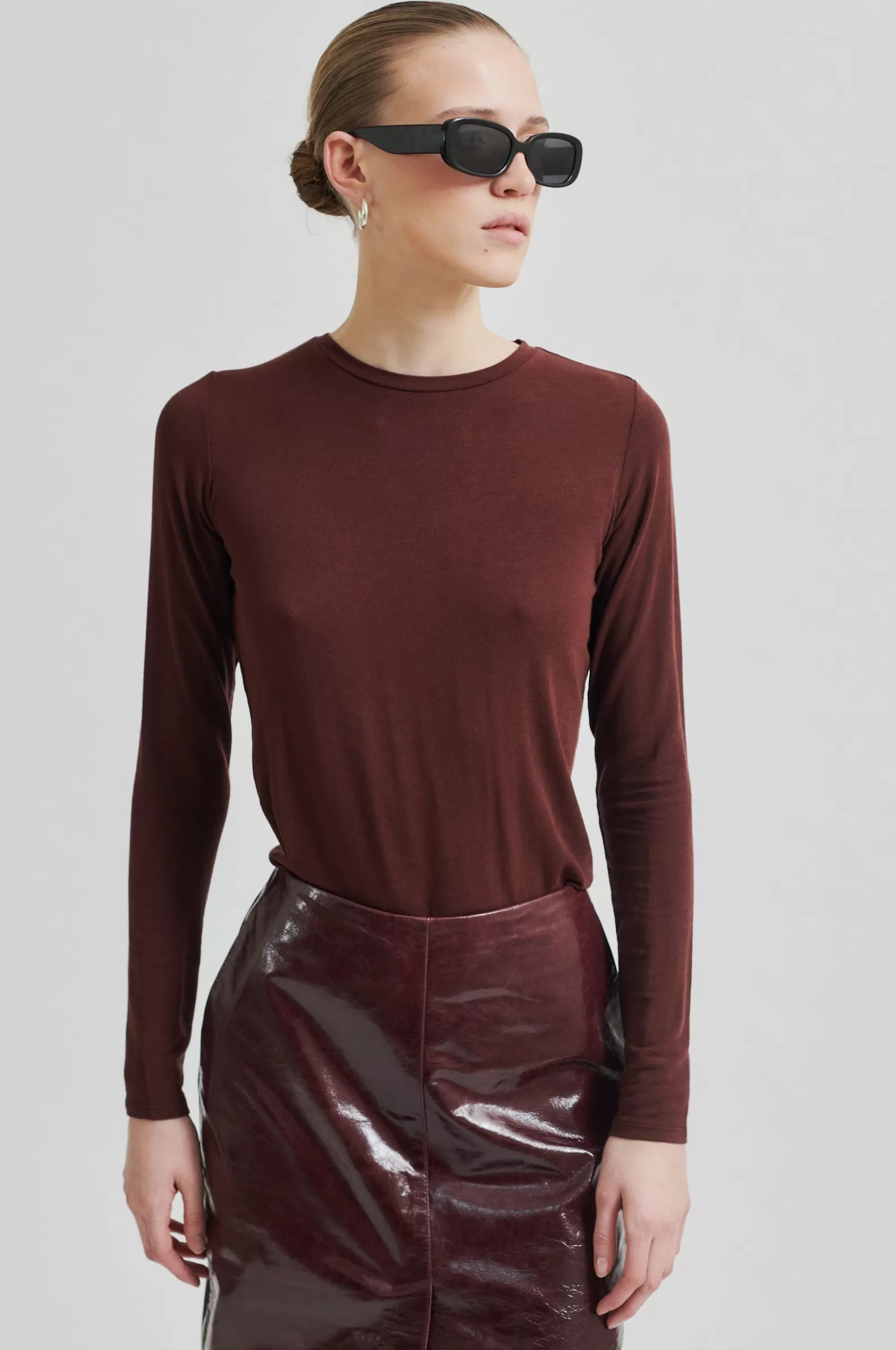 Second Female Matima O-Neck Tee- Tops And T-shirts