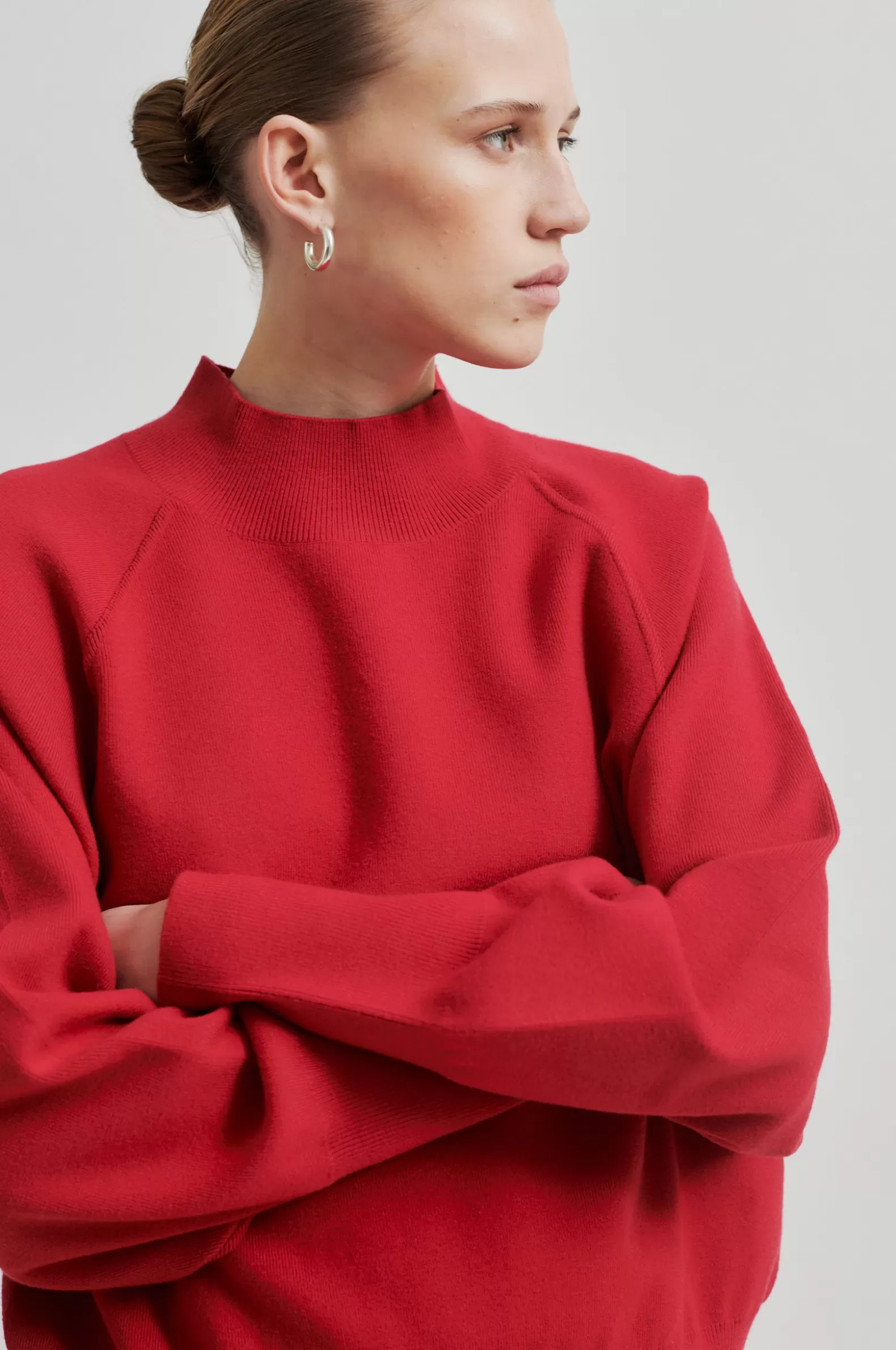 Second Female Octavia Knit T-Neck- Knitwear And Cardigans