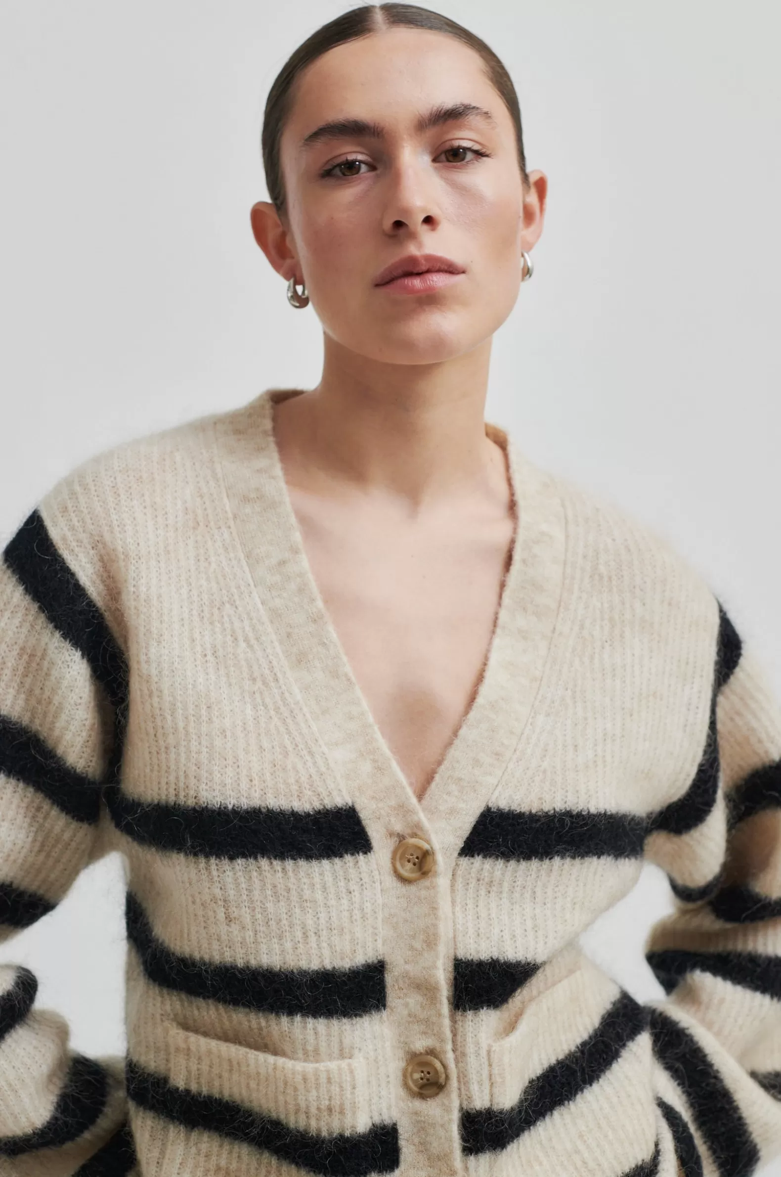 Second Female Ovalis Knit Wide Sleeve Cardigan- Knitwear And Cardigans