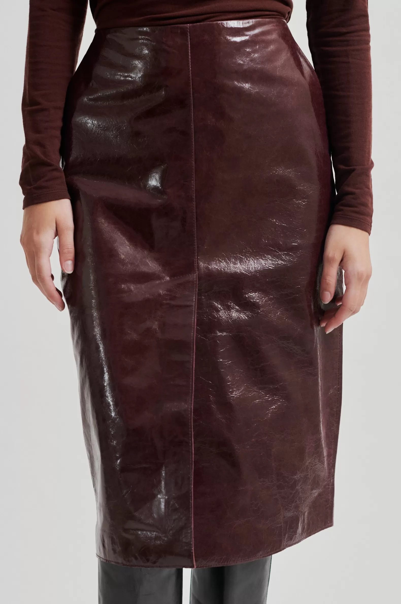 Second Female Queens Leather Skirt- Skirts And Shorts