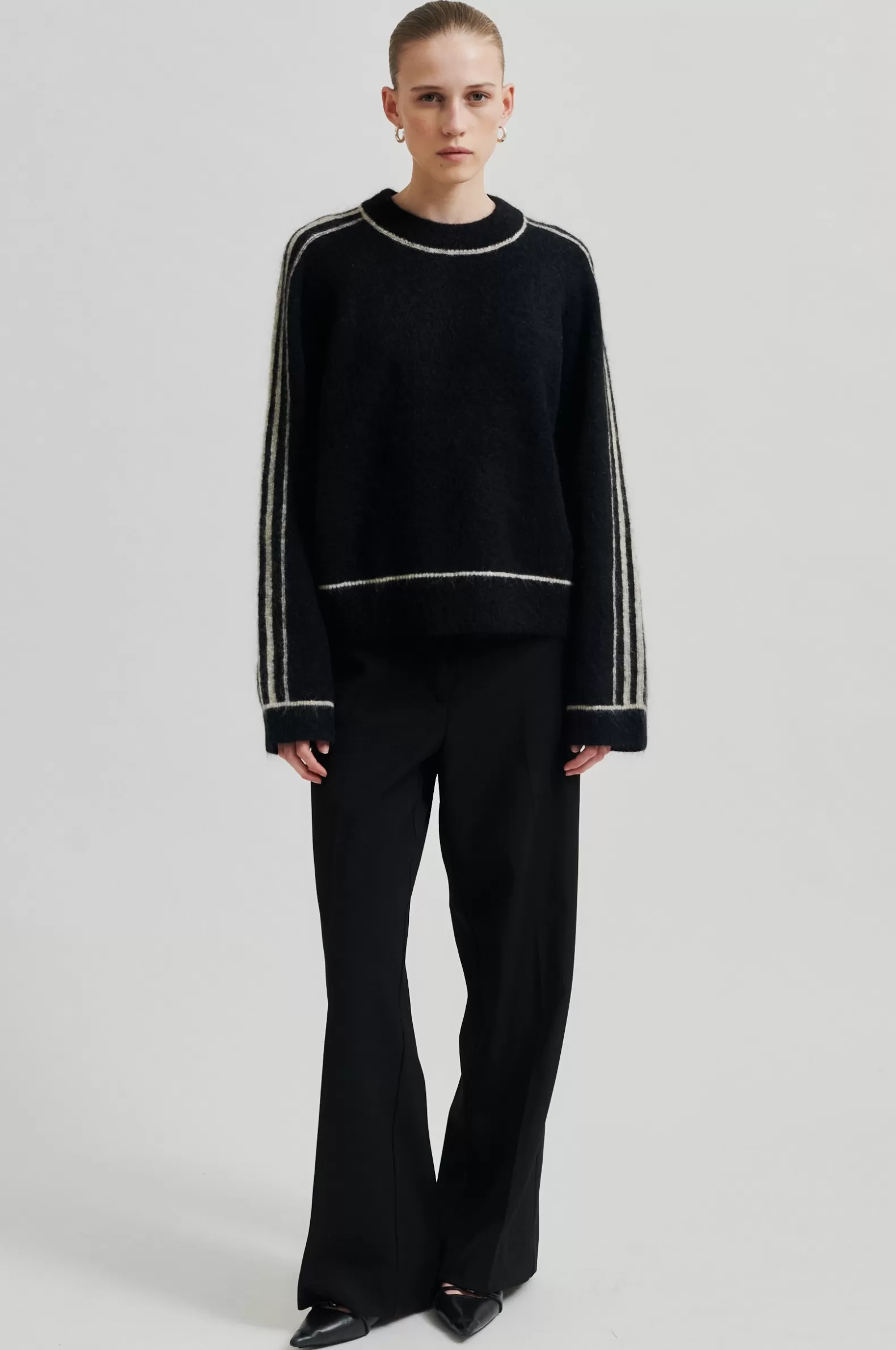 rosemarie_knit_oneck_3-1.webp Second Female Rosemarie Knit O-Neck- Knitwear And Cardigans