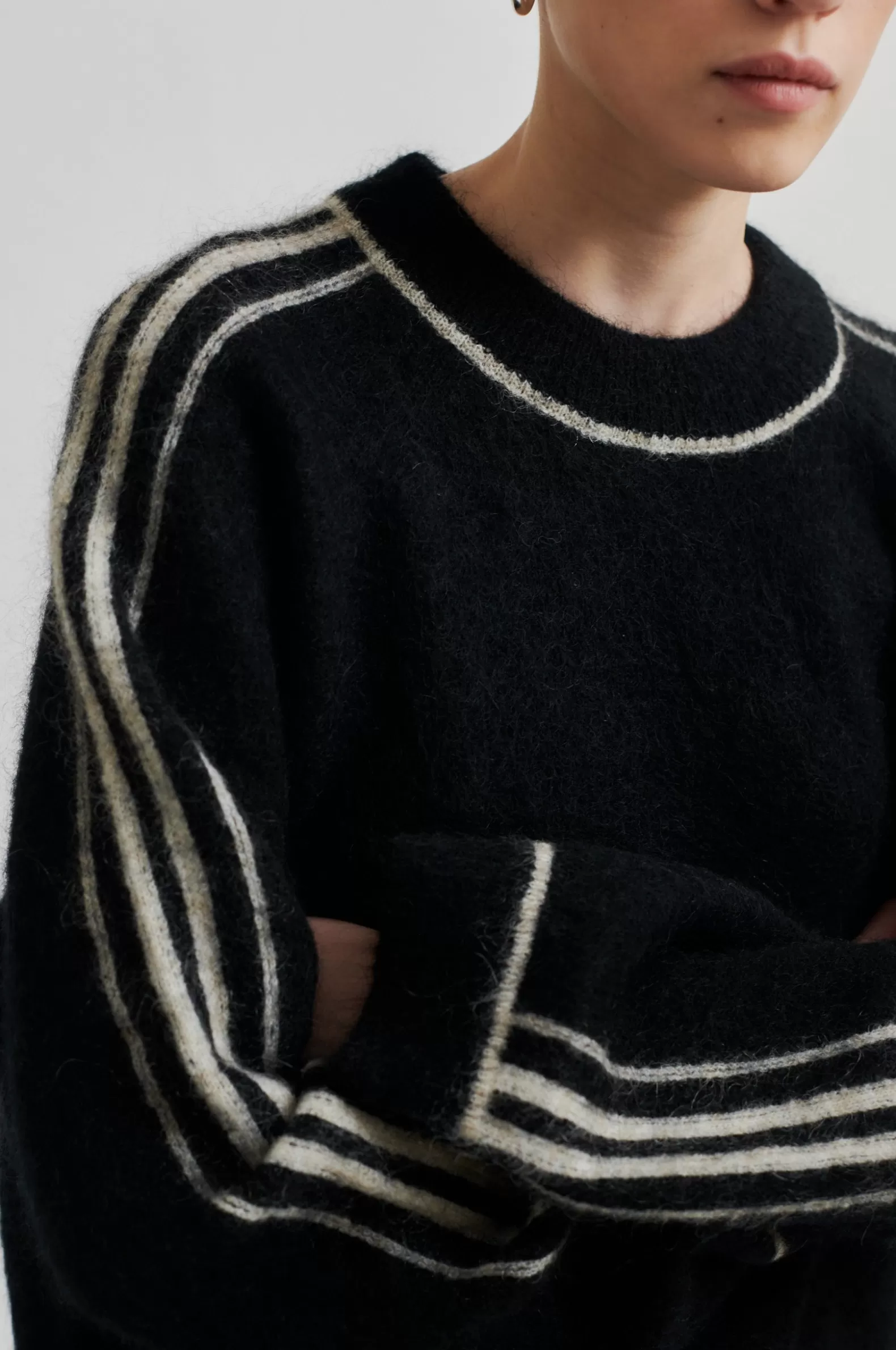 rosemarie_knit_oneck_4-1.webp Second Female Rosemarie Knit O-Neck- Knitwear And Cardigans