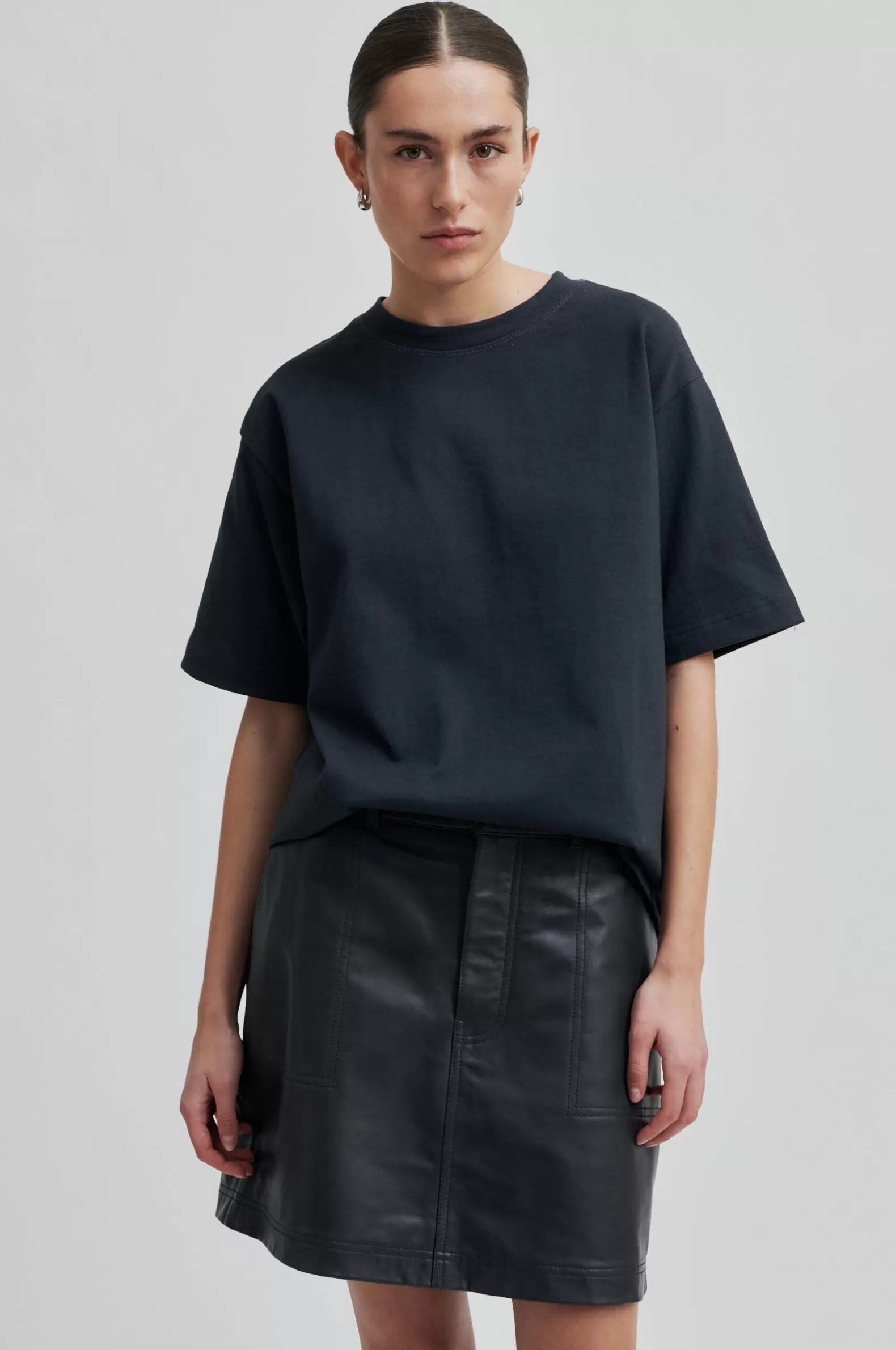 Second Female Sila SS Oversize Tee- Tops And T-shirts