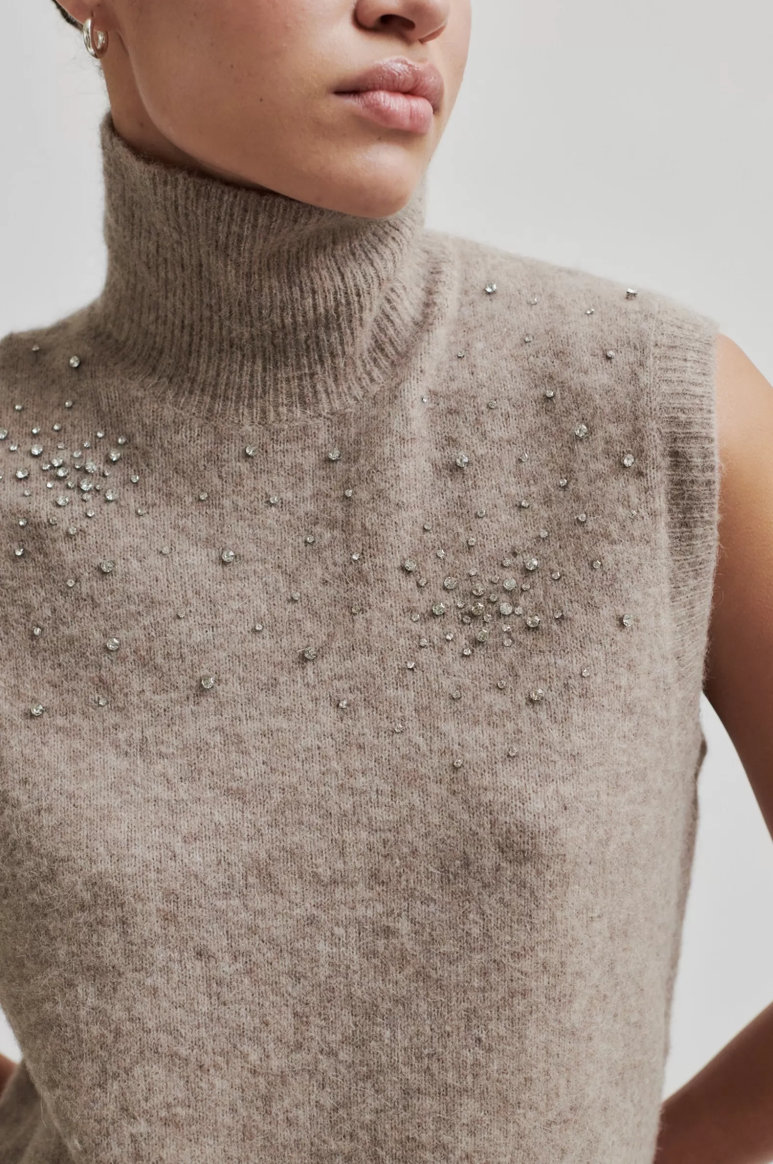 sparkling_knit_vest_2-1.webp Second Female Sparkling Knit Vest- Knitwear And Cardigans