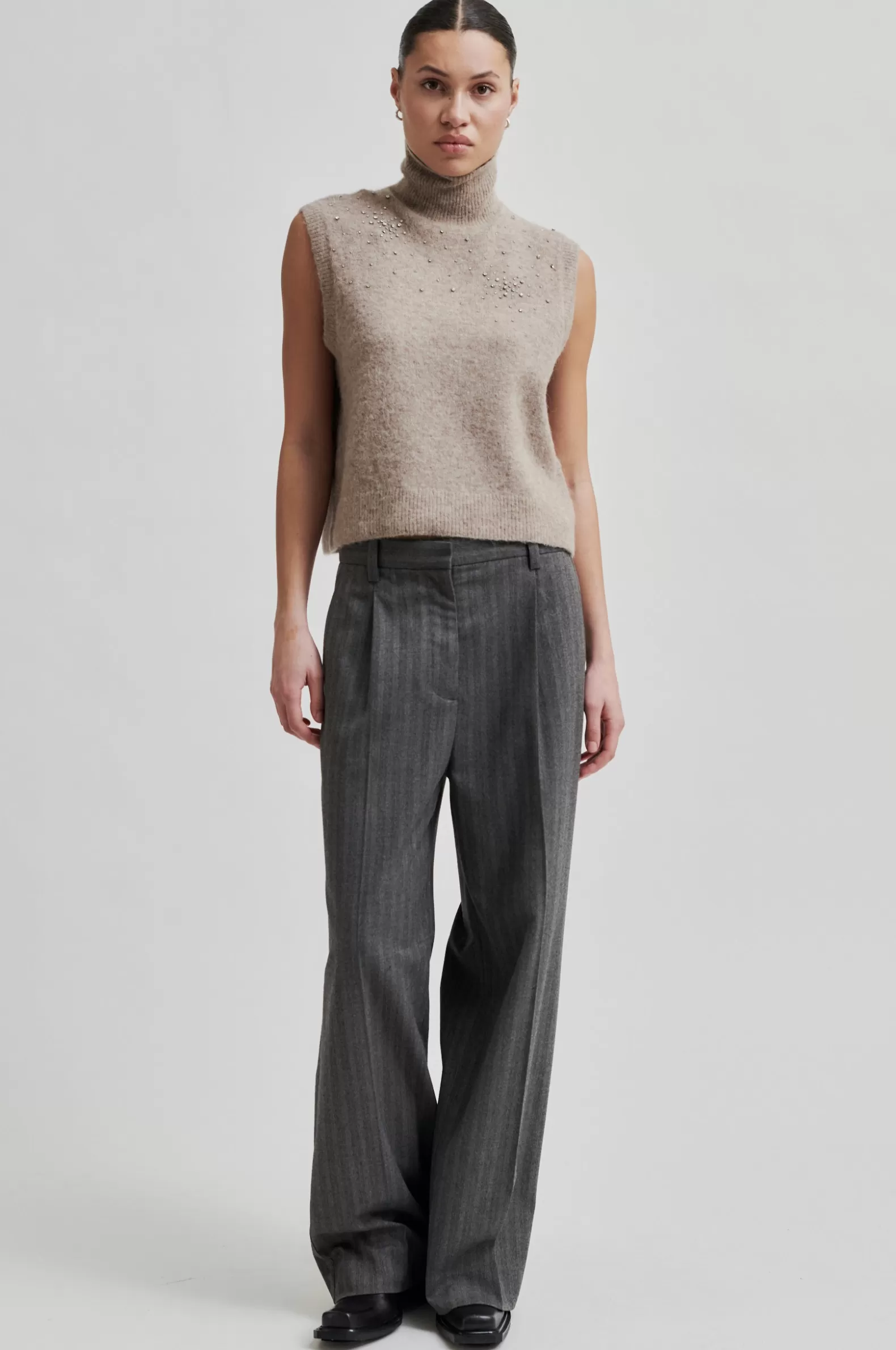 sparkling_knit_vest_3-1.webp Second Female Sparkling Knit Vest- Knitwear And Cardigans