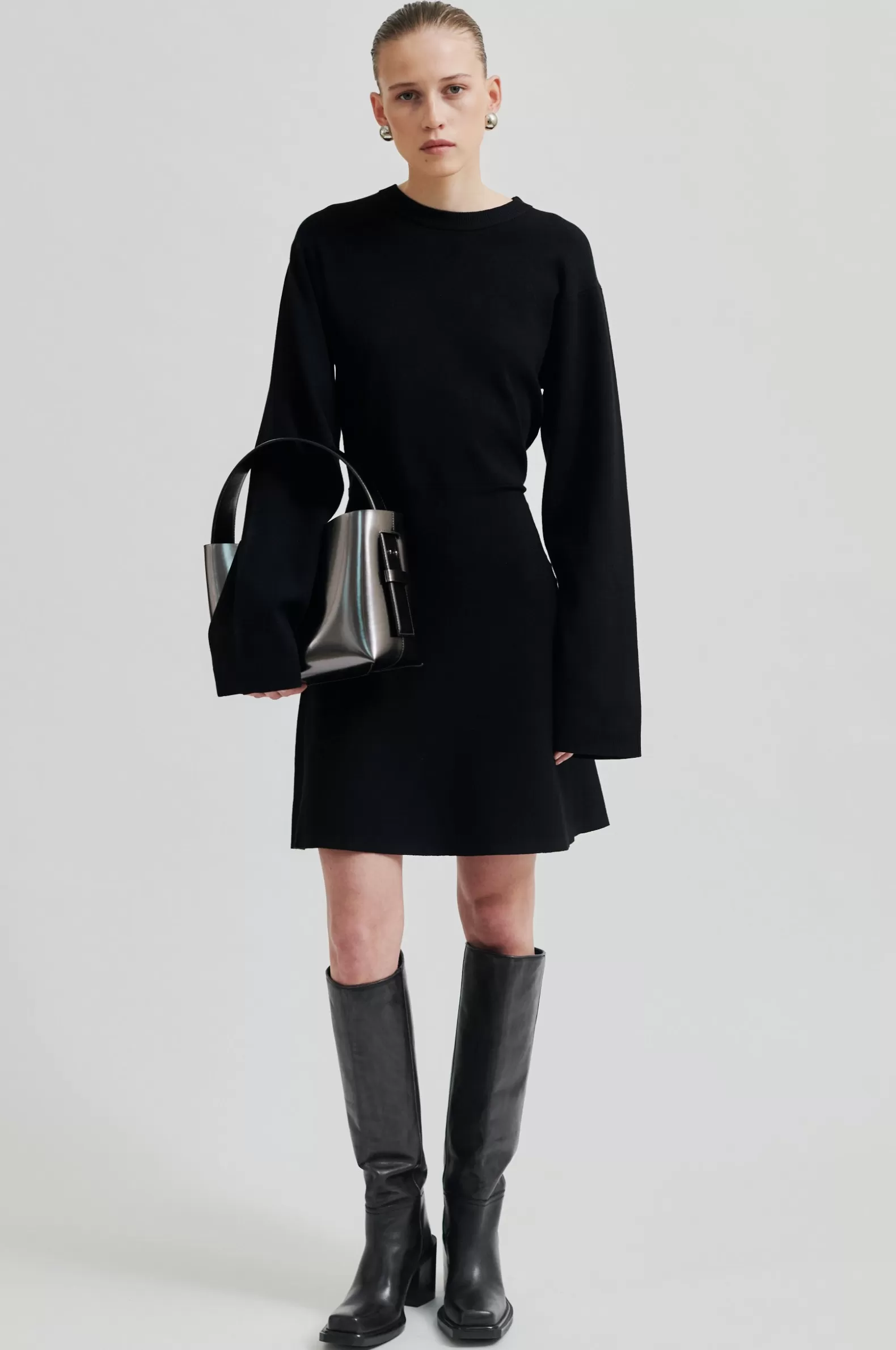 stinna_knit_dress_7.webp Second Female Stinna Knit Dress- Dresses