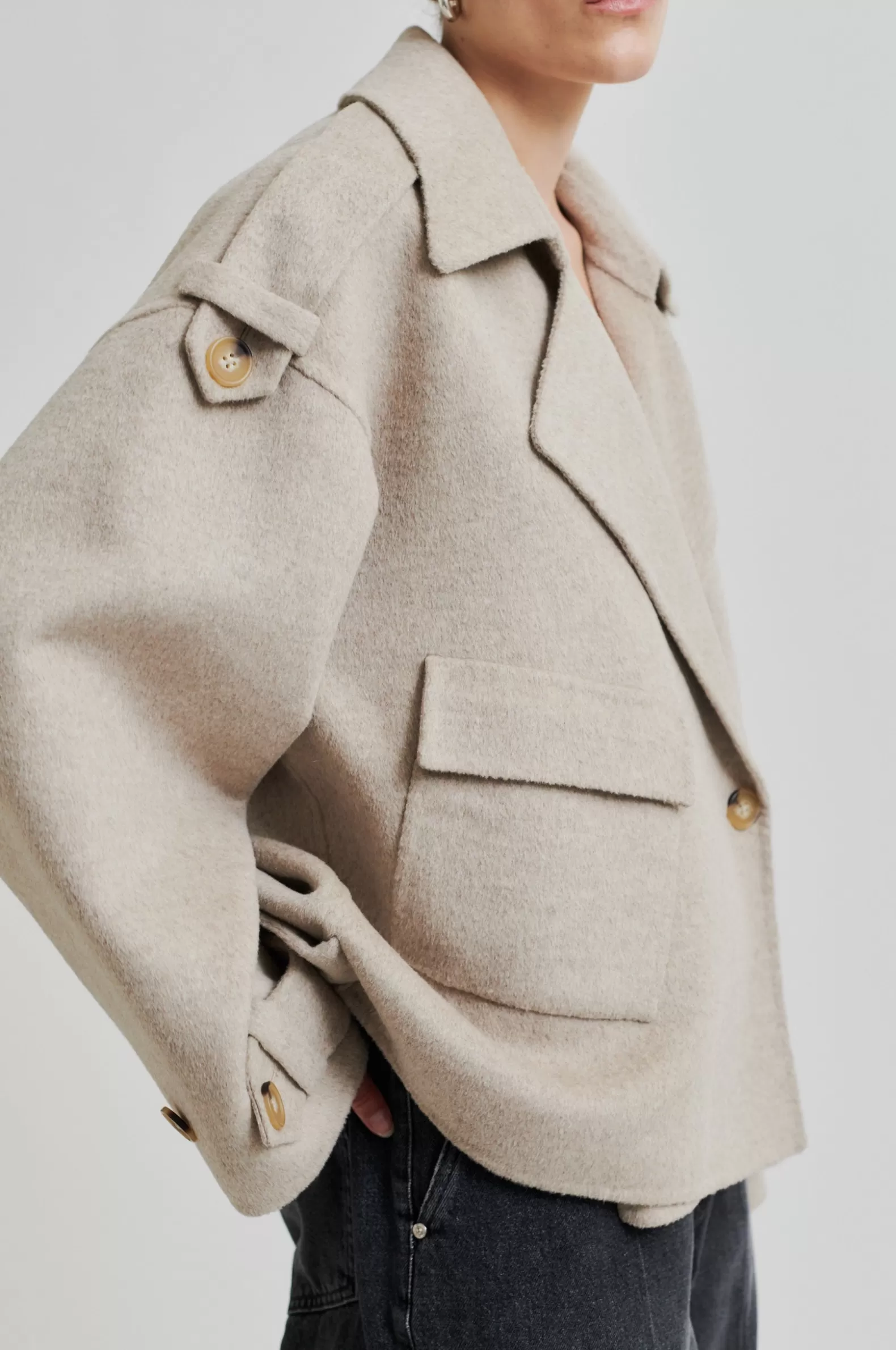 Second Female Walance Short Jacket- Coats And Jackets